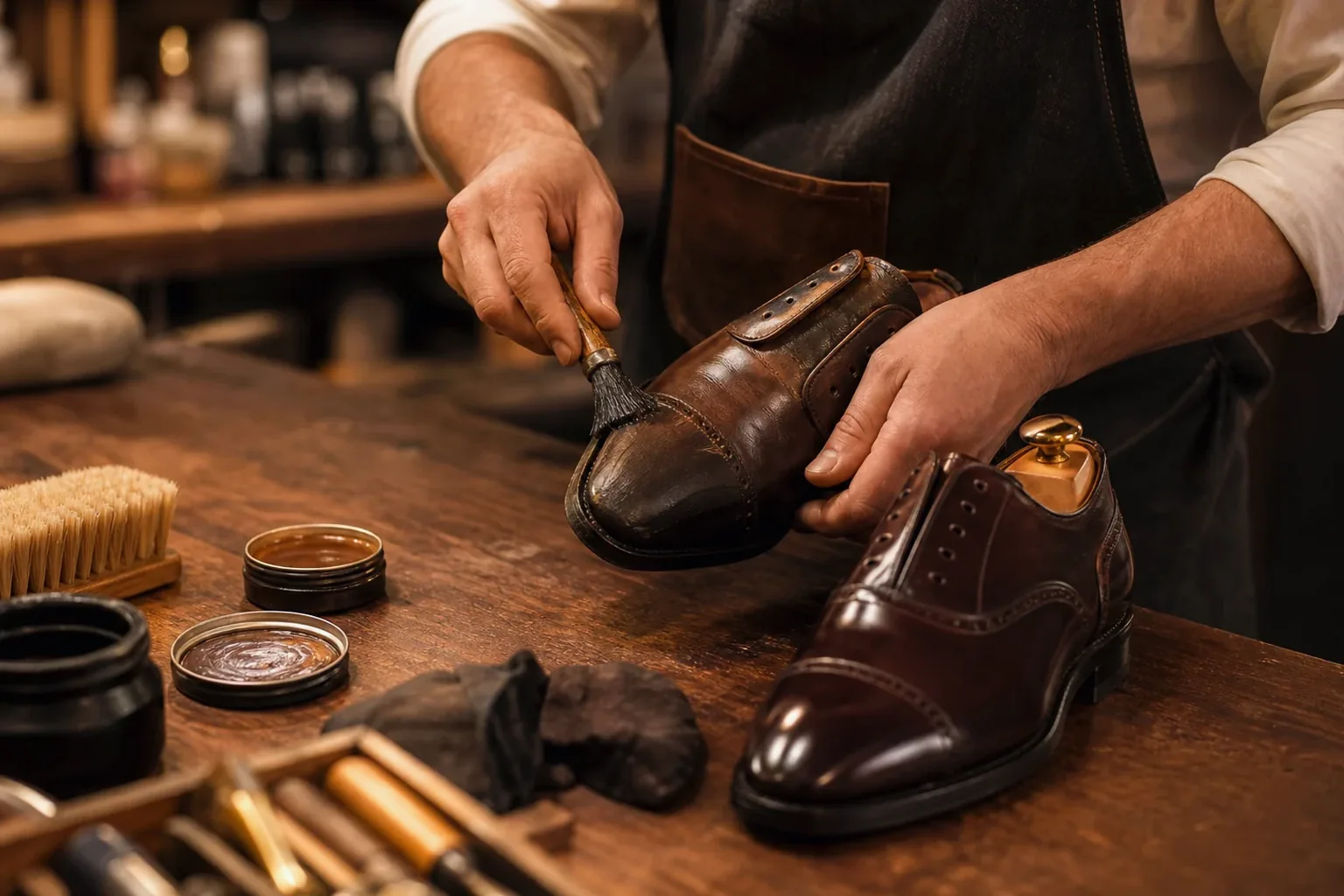 Reforma de sapatos sociais em Maringá